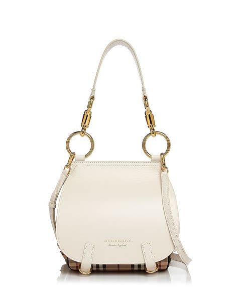 Burberry The Bridle Leather Saddle Bag 